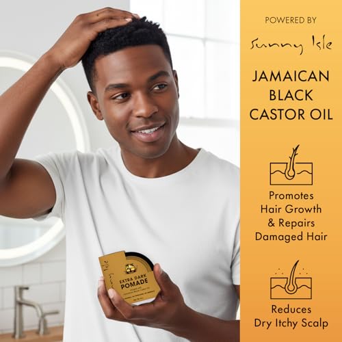 Extra Dark Jamaican Black Castor Oil Pomade - 4 oz for Hair Moisturizing