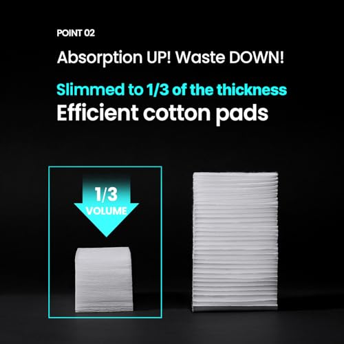 ILSO Ultra-Thin Skin Wrap Cotton Pads for DIY Toner & Sheet Mask (40 Sheets)