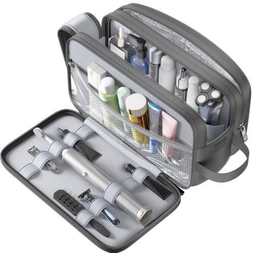 Travoya Hanging Toiletry Bag, Water-Resistant Dopp Kit Organizer