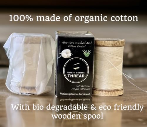 Organic Cotton Eyebrow Threading Thread for Home & Salon