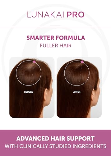 Lunakai Hair Growth Vitamins for Women - 20 Nutrient Complex, 90 Capsules