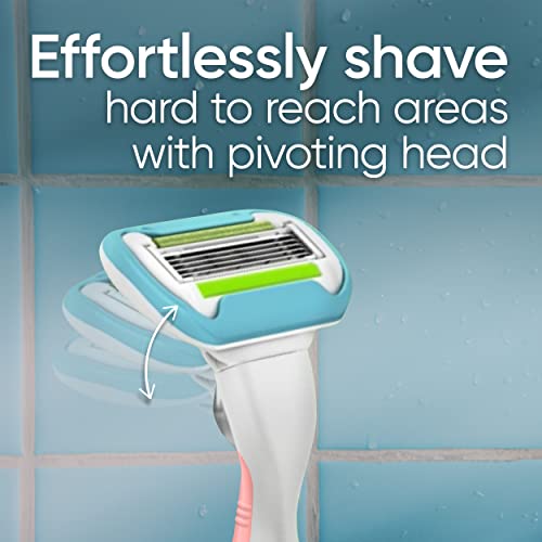 Women's Extra Smooth Razor Set with 3 Blade Refills - Pink