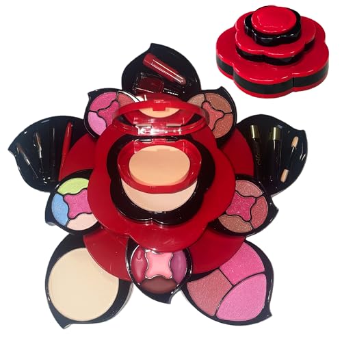 SGRAMSTORG 3-Tier Flower Makeup Kit for Teens - Complete Set