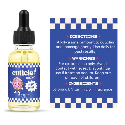 Sugar Cookie Cuticle Oil - Jojoba & Vitamin E, 1 oz