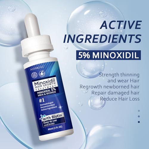 5% Minoxidil Hair Growth Serum for Men & Women, 4oz