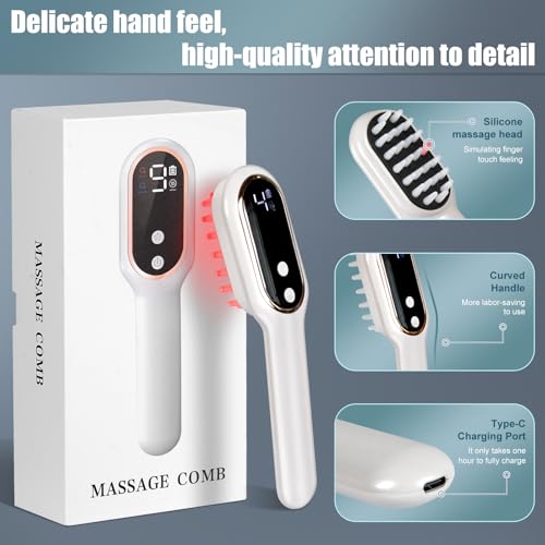 Laser Hair Growth Comb with Red Light Therapy