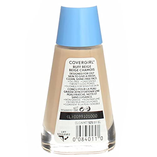 CoverGirl Clean Oil Control Liquid Makeup, Buff Beige 525