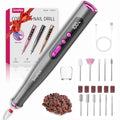 Professional Cordless Electric Nail Drill Kit 35000RPM with LCD Display for Manicure & Pedicure