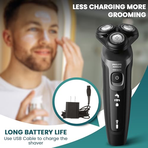 Philips Electric Shavers for Men, Rechargeable AquaTouch Mens Shaver