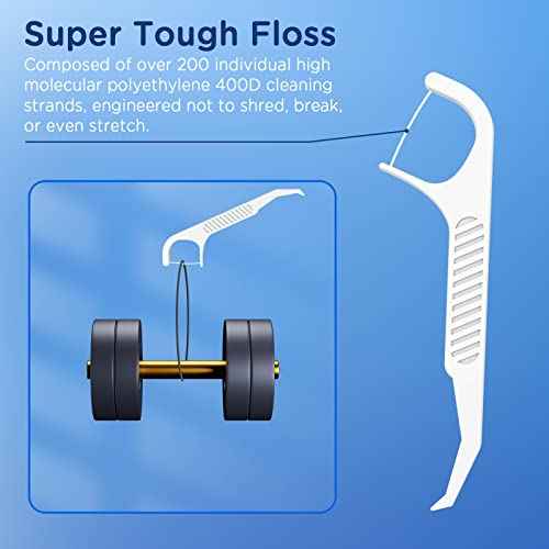 140 Count Braces Flossers with 10 Travel Cases, Orthodontic Flossers for Braces - Ortho Dental Floss Picks, 14 Count (Pack of 10)