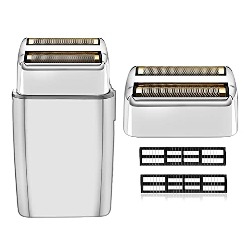 Shaver Replacement Foil and Cutters compatible with BaBylissPRO FXFS2 Electric Razors, Shaver Replacement Head compatible with BaBylissPRO Double Foil Shaver