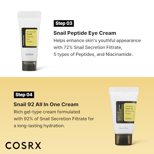 COSRX Advanced Snail Mucin 4-Step Trial Kit | Travel Size Skincare Set