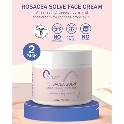 Rosacea Treatment for Face Skincare Cream and Face Wash Bundle