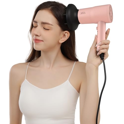 AINA Diffuser Hair Dryer 1600W Ionic Blow Dryer