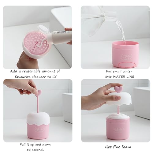Facial Cleanser Foamer Cup - Portable Foam Maker for Face Wash