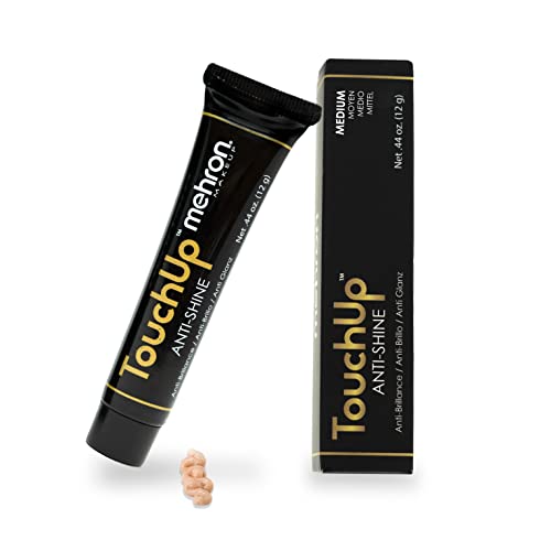 Mehron TouchUp Anti-Shine Gel | Matte Primer Medium Tint