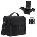 Large 4-Tier Makeup Train Case with Adjustable Dividers