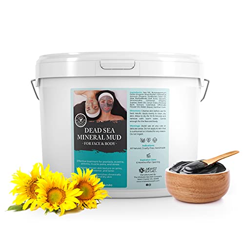 Dead Sea Black Mud Mask - 10 lbs Bulk Spa Treatment