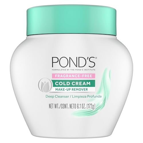 POND'S Cold Cream Cleanser - Makeup Remover & Face Cleanser, 6.1 oz