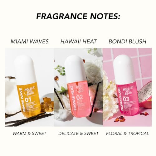 Holler Miami Wave Salted Caramel Body & Hair Mist 8.11oz