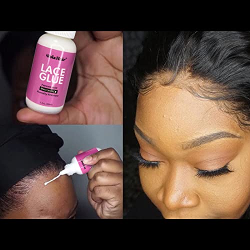 Dolahair Lace Wig Glue Kit 5pcs - Waterproof Adhesive & Remover for Lace Front Wigs