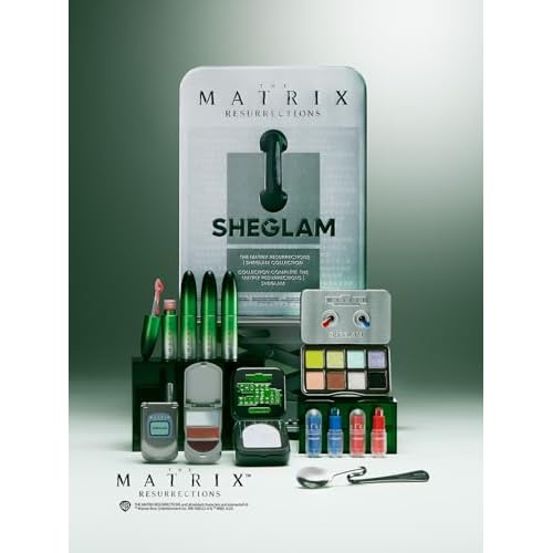 SHEGLAM The Matrix Collection Set All in One Makeup Kit Includes PaletteLip Balm Highlighter Lip Gloss Blush Make Up Gift Set for Women