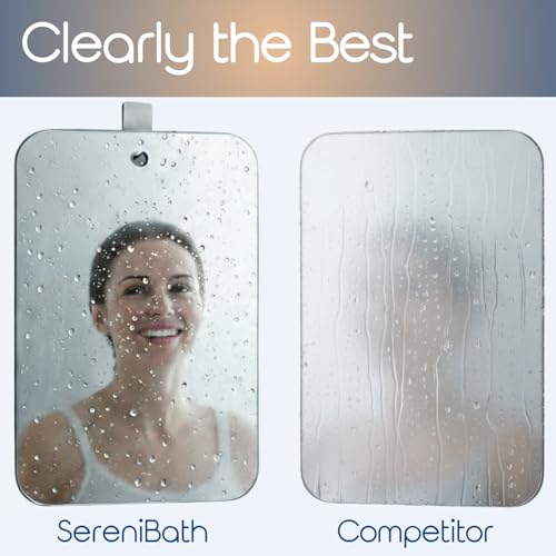 Fogless Shower Mirror for Shaving and Grooming - SereniBath