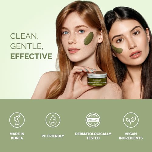 PLANTIFIQUE Korean Clay Mask for Pore Cleansing | 3.88oz