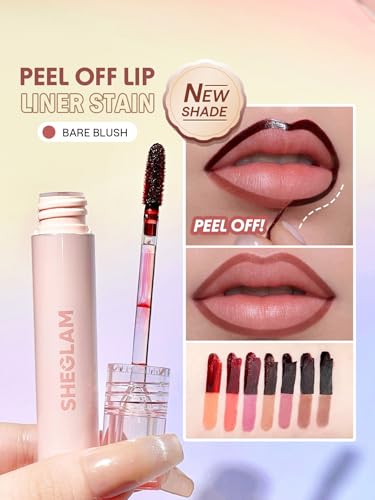 SHEGLAM Fall In Line Peel Off Lip Liner Stain - Transfer-Proof Nude