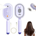 Electric Spray Hair Care Brush with Misting Function - Detangling & Anti-Static