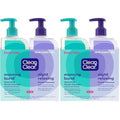 Clean & Clear Morning Burst¢ç Hydrating Facial Cleanser and Night Relaxing Facial Cleanser, Deep Cleansing Face Wash, Oil-Free Daily Facial Cleanser, 4 Pack, 2 x 8 fl. oz