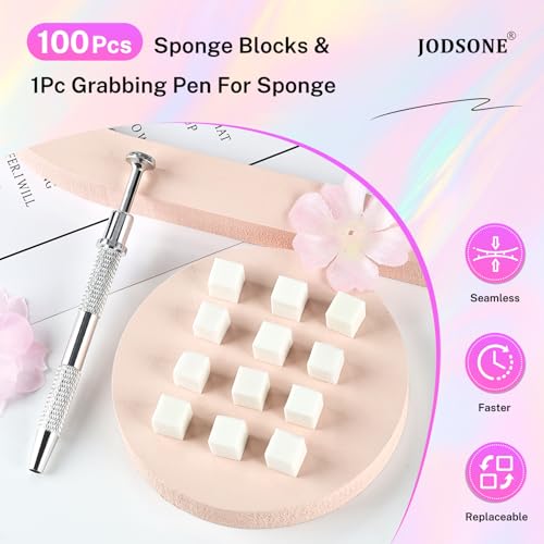 100Pcs Nail Sponges for Ombré Gel Polish Gradient Nail Art Tools
