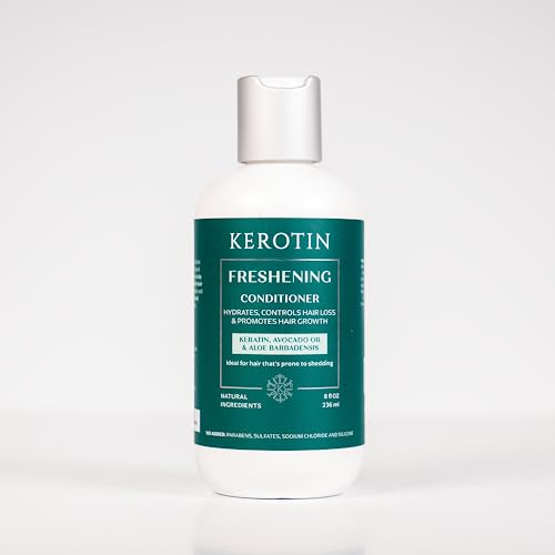 Kerotin Hair Growth Shampoo & Conditioner Set with Rosemary Oil & Biotin - Natural, Sulfate-Free, Made in USA