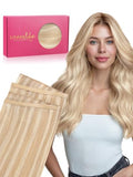 22'' Tape In Weft Hair Extensions - Remy Human Hair, Dirty Blonde