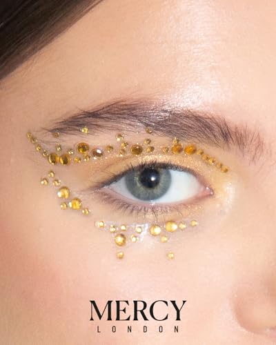 Cat Eye Crystal Face Gems Stickers by Mercy London
