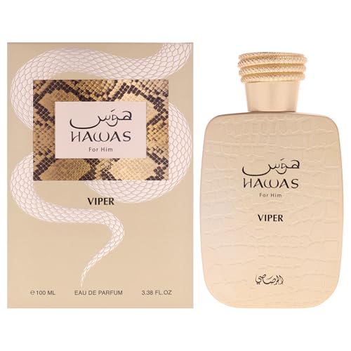 RASASI Hawas Viper Eau de Parfum for Men 100ml - Oriental & Rich Scent Spray