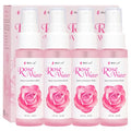 Well's Oil Rosewater Face & Hair Mist Spray (2 fl oz / 59 mL) | 4pcs | Floral Rosewater Hydrosol | Alcohol-Free