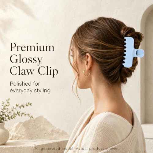 Large Claw Clips for Women, 4 Inch Hair Clips, Strong Hold