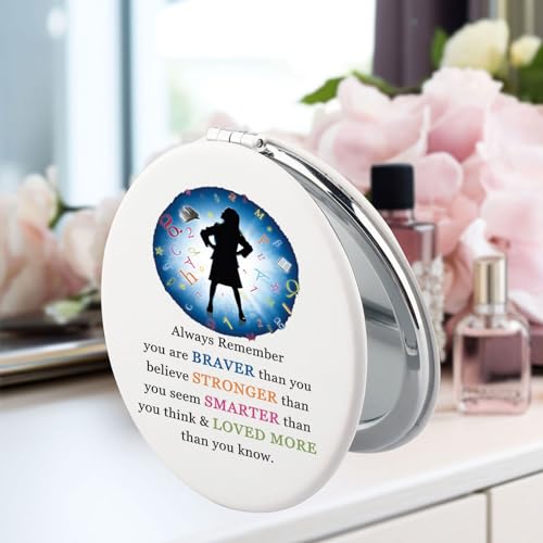 SEIRAA Family Musical Pocket Mirror Family Musical Gifts Family Musical Makeup Mirror Family Musical Merchandise (1 2 Girl)