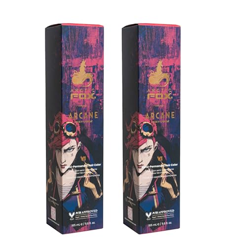 Arctic Fox Arcane VI Semi Permanent Pink Hair Dye - Vegan 2 Pack 5.6 fl oz