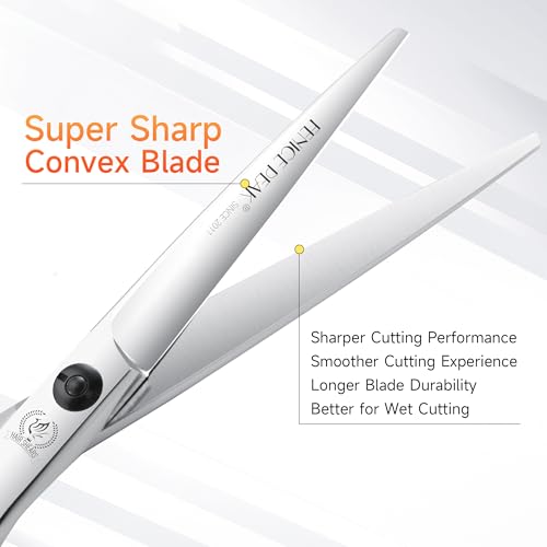 FENICE PEAK 5.5'' Professional Hair Cutting Scissors - 440C Steel Shears