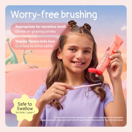 Boka Kids Fluoride-Free Nano Hydroxyapatite Toothpaste, Strawberry Mango 4oz