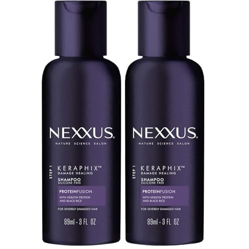 Nexxus Keraphix Shampoo for Damaged Hair 3 oz, 12 Pieces (Pack of 2)