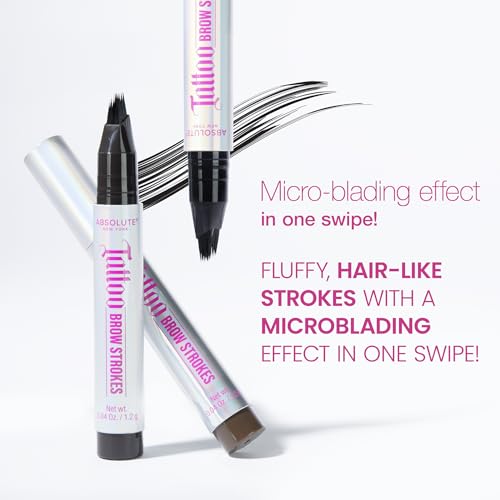 Absolute New York Tattoo Brow Strokes Dark Brown Microblading Pen
