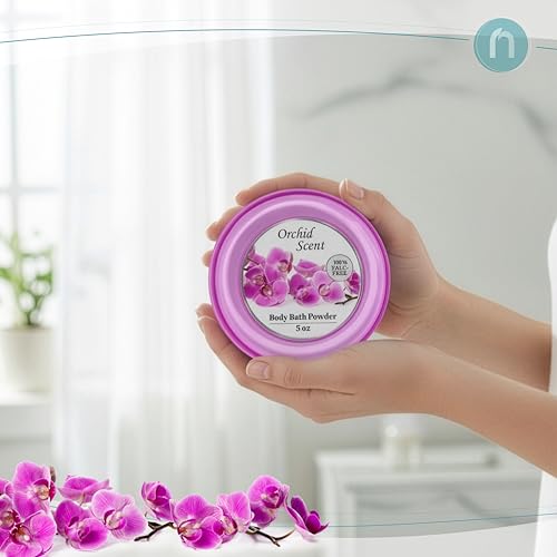 R-NEU Talc-Free Body Powder, 5 oz with Puff Applicator