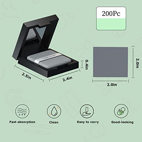 Oil Blotting Sheets 200pc with Mirror Case – Linen for Oily Skin