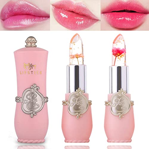 2 Pack Color Changing Jelly Lipstick Set with Cocoa Butter