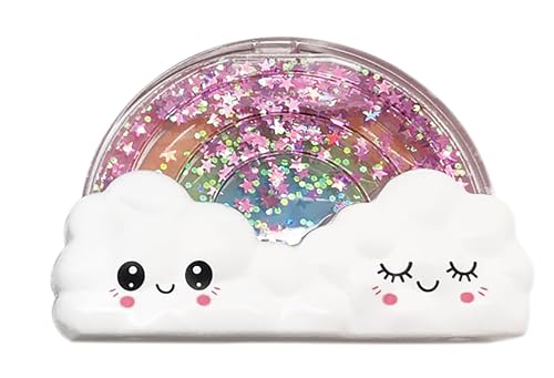 iscream Strawberry Scented Solid Lip Gloss with Glitter Star Case
