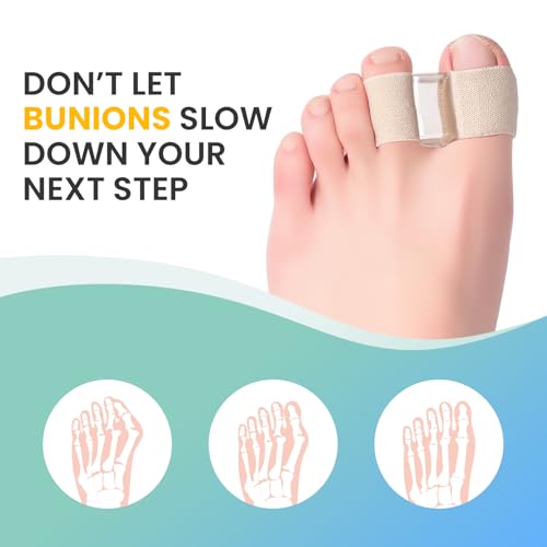 Welnove Bunion Toe Separators - 8 Pcs Gel Spacers for Alignment