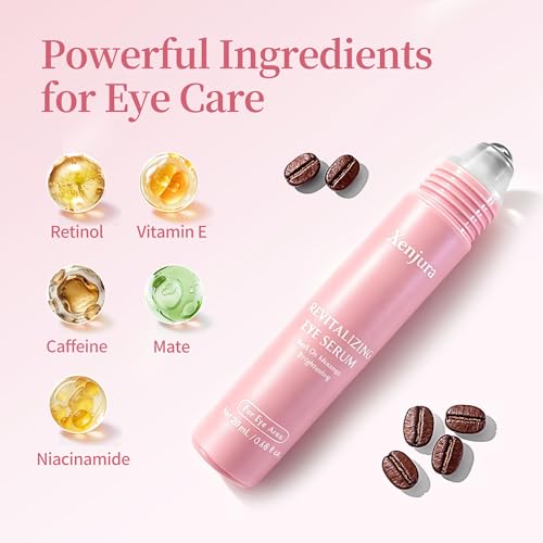 Retinol Caffeine Under Eye Roller Serum - Dark Circles & Puffiness